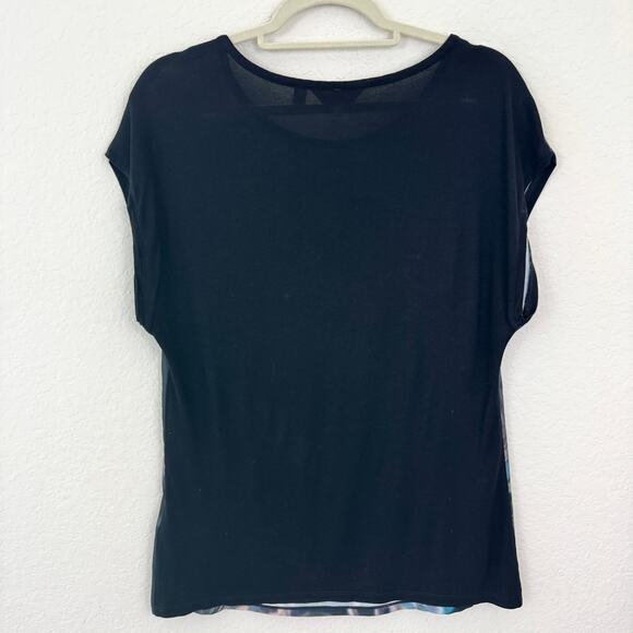 Ted Baker Womens Ayrina Top Blouse Size 8 Glistening Gem Jewel  Mix Media Black - Picture 3 of 5